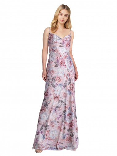 Affordable Sleeveless A-Line Cowl Neck Formal Dress Canada
