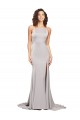 Sleeveless Low Back A-Line High Neck Formal Dress