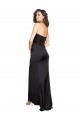 Sleeveless Black A-Line One Shoulder Formal Dresses