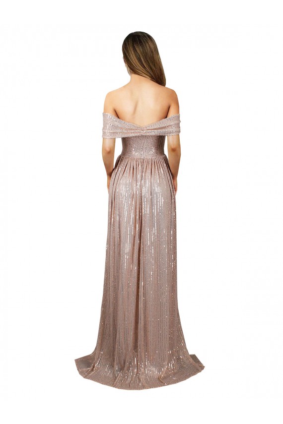 Sleeveless Champagne A-Line Scoop Neck Formal Dress