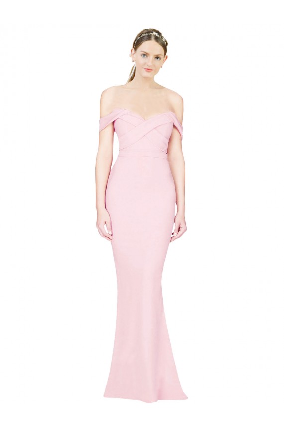 Sleeveless Pink Low Back A-Line Strapless Formal Dress