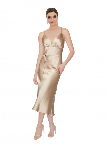 Affordable Sleeveless A-Line V-Neck Formal Gowns Canada