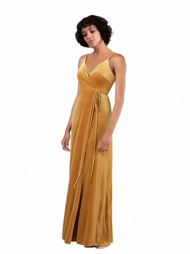 Affordable Sleeveless Gold V-Back Column V-Neck Black Tie Formal Dress Canada