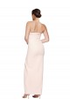 Sleeveless Low Back Mermaid Cowl Neck Formal Dress