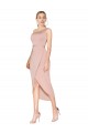 Sleeveless Mauve Mermaid One Shoulder Formal Dress