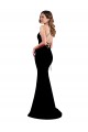 Sleeveless Black Low Back Mermaid High Neck Formal Dress