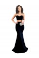 Sleeveless Black Low Back Mermaid High Neck Formal Gowns
