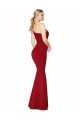 Sleeveless Burgundy Mermaid One Shoulder Formal Dress