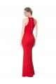 Sleeveless Red Mermaid Halter Neck Formal Dress