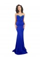 Sleeveless Royal Blue Low Back Mermaid Sweetheart Formal Dress