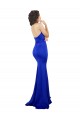 Sleeveless Royal Blue Low Back Mermaid Sweetheart Formal Dress