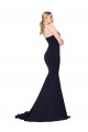 Sleeveless Dark Navy Mermaid Sweetheart Formal Dress
