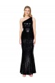 Sleeveless Black Mermaid One Shoulder Formal Dress