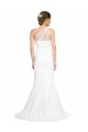 Sleeveless Ivory Mermaid One Shoulder Formal Dress