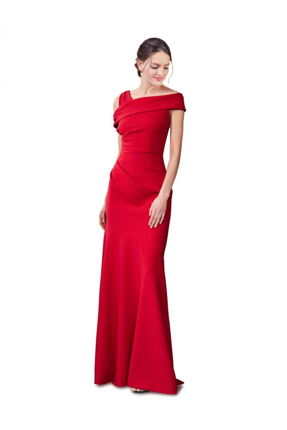Sleeveless Red Mermaid Formal Dress
