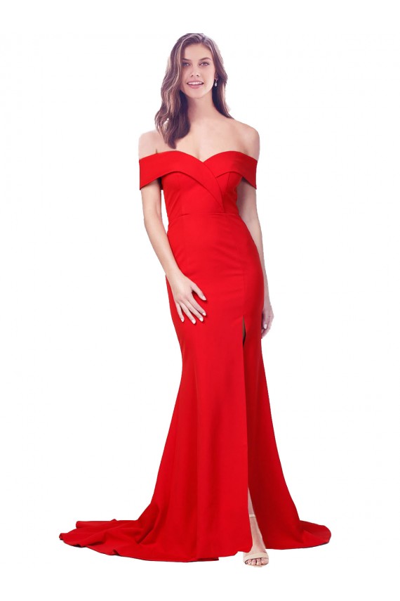 Sleeveless Red Mermaid Sweetheart Formal Gowns