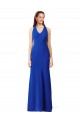 Sleeveless Royal Blue Mermaid V-Neck Formal Dress