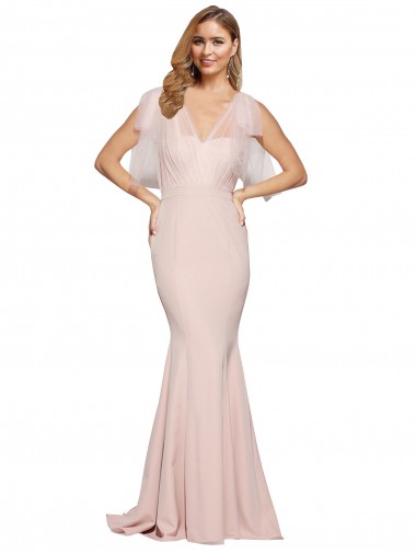 Affordable Sleeveless Mauve Low Back Sheath Sweetheart Formal Dress Canada